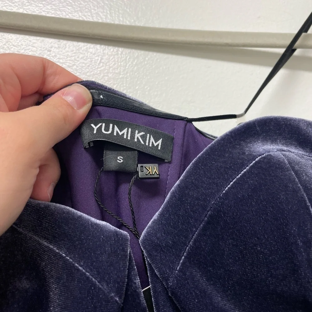 Yumi Kim Velvet Boss Jumpsuit in Slate NWT Size Small - Picture 8 of 12